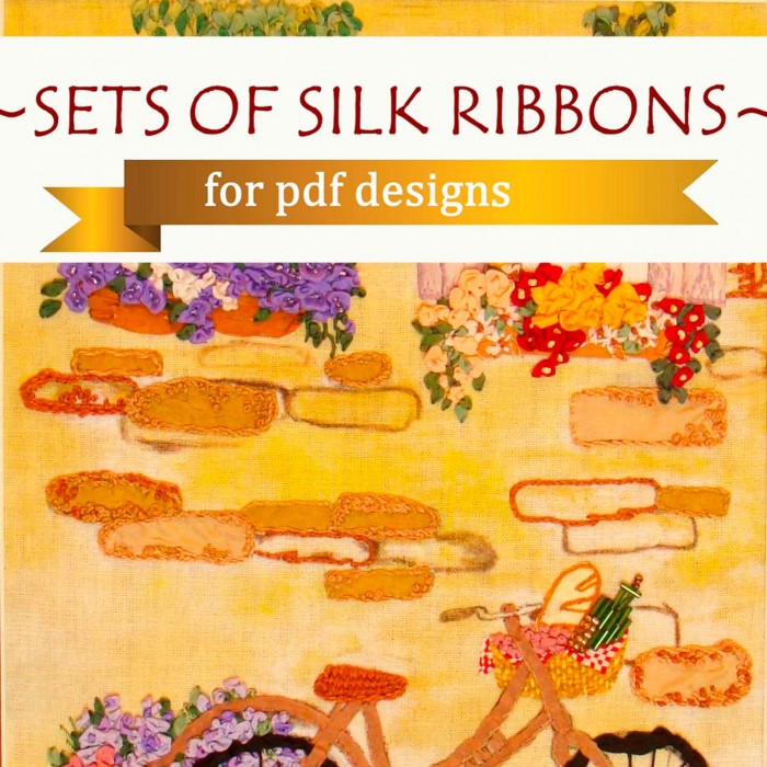 Ribbon Set for the OLD TOWN STREET pdf Pattern